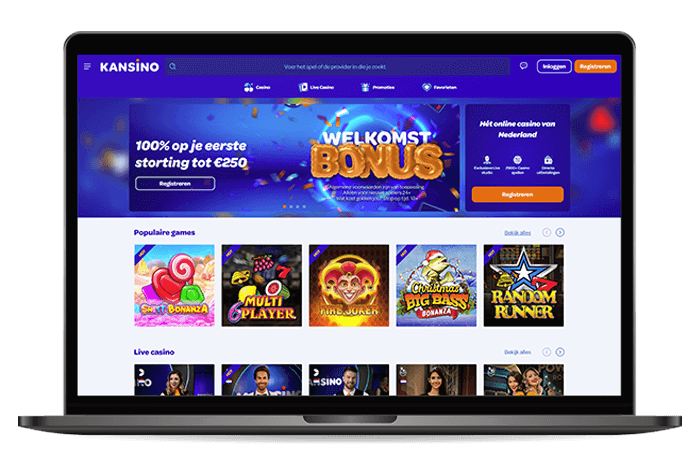 Kansino Online Casino NL Mockup V1