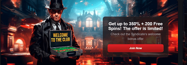 Bonuses and Promotions of the Syndicate Casino