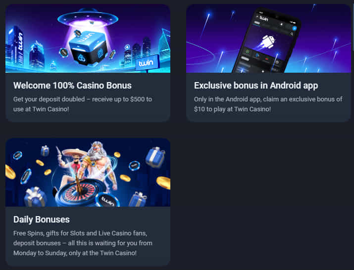 Twin Casino Bonuses and Promotions
