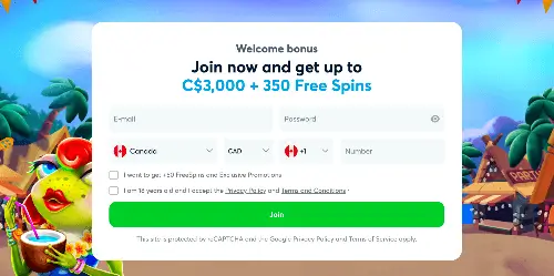 Welcome bonus on the online CA Goodman Casino img