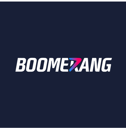 boomerang bet logo blauw