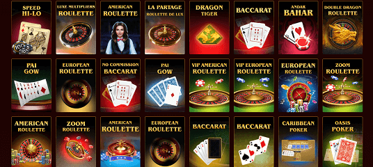 BoVegas Casino Games Selection