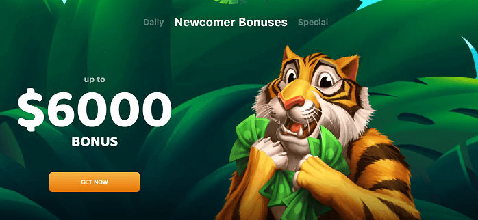 tiger casino welcome bonus