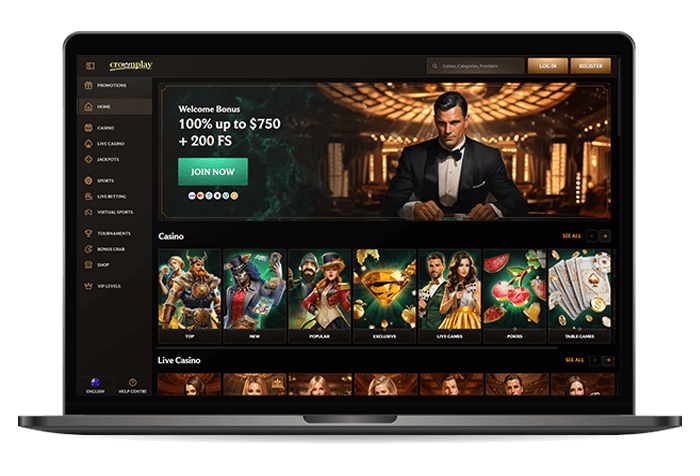 Crownplay Online Casino AU Mockup