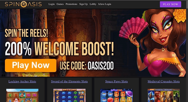 Details of the Welcome Bonus at Spin Oasis Casino
