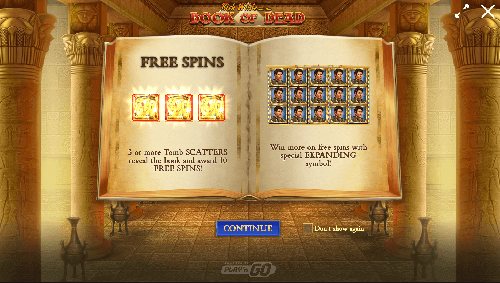 Free-spin-on-the-Book-of-Dead-Slot-by-Playn-GO-img