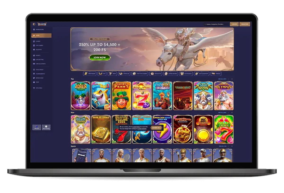 divaspin casino mockup
