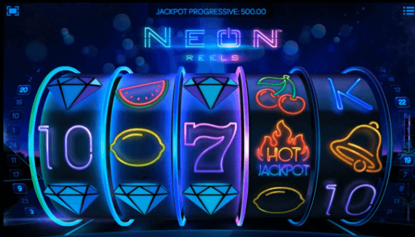 neon reels online pokie screenshot