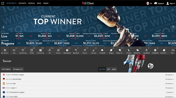 NEO.bet Homepage