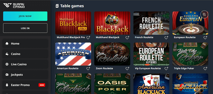 buran casino table games img