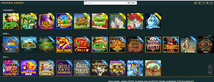 sahara sands casino online pokies img