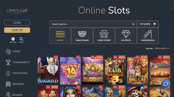 Limitless Casino Online Slots