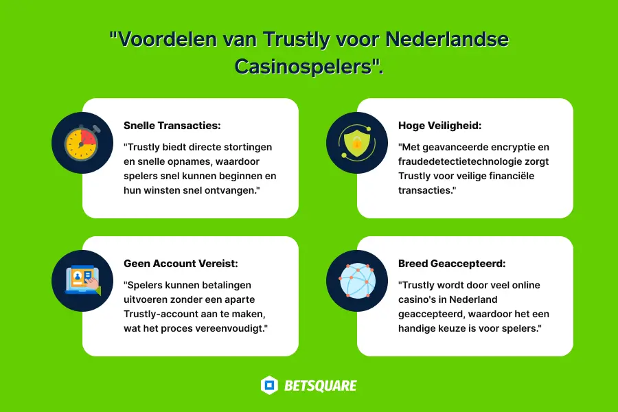 Voordelen van Trustly voor Nederlandse Casinospelers