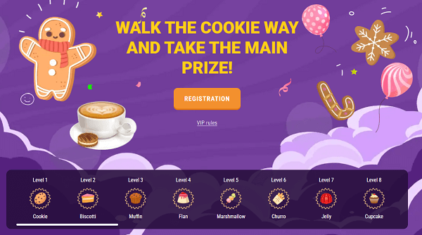 VIP programma Cookie casino