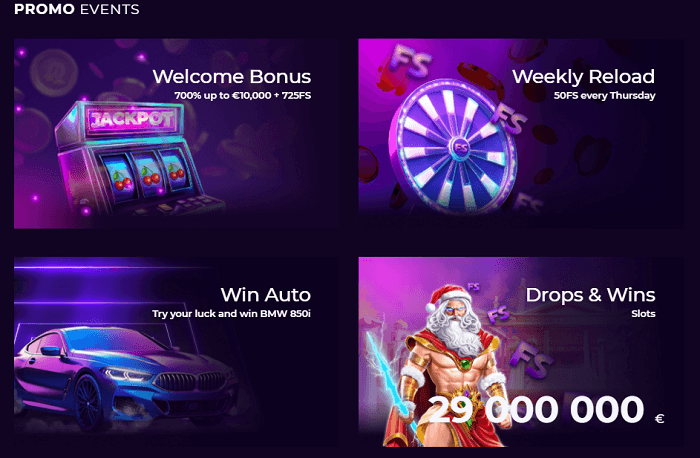 Bonussen en promoties bij Spinstar casino