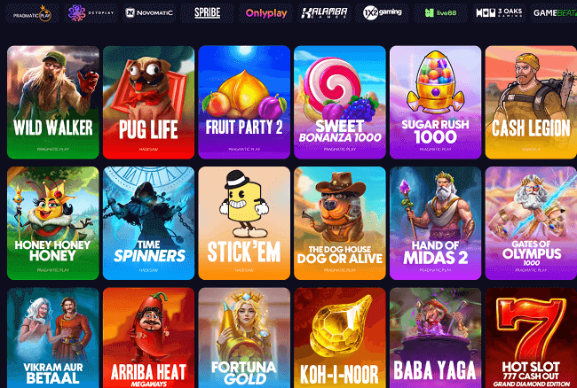 Spelaanbod van fast slots casino