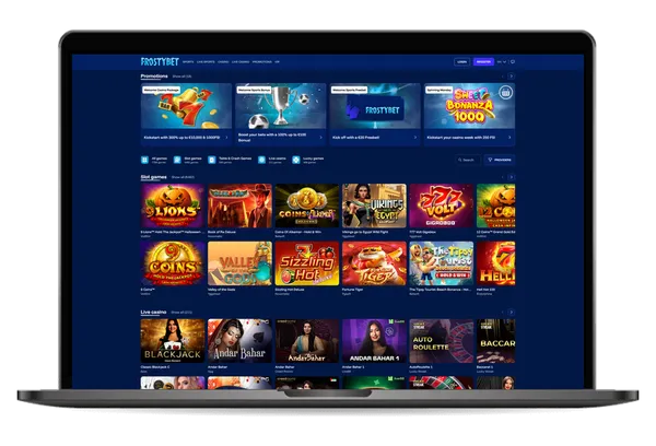 Frostybet casino Homepage