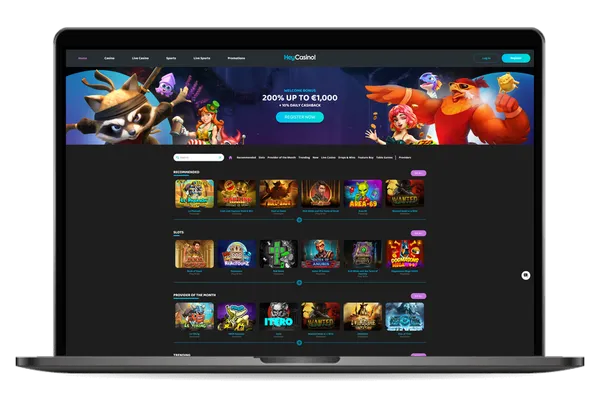 Heycasino Homepage