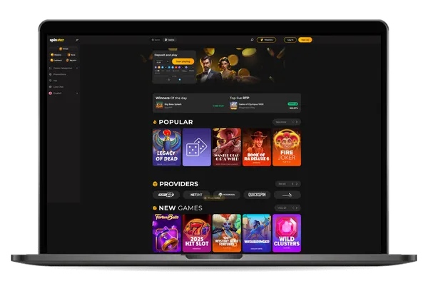 Mockup Homepage Spinstar