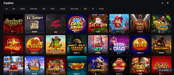 Spelaanbod van winhero casino