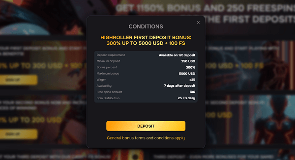 Vip bonus bij flashdash casino