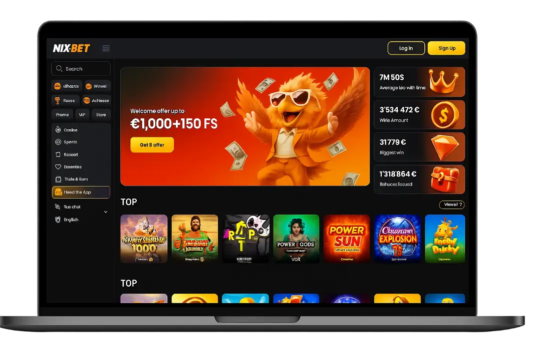 Nixbet Homepage