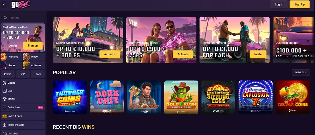 GTBET-homepage-screenshot-impression