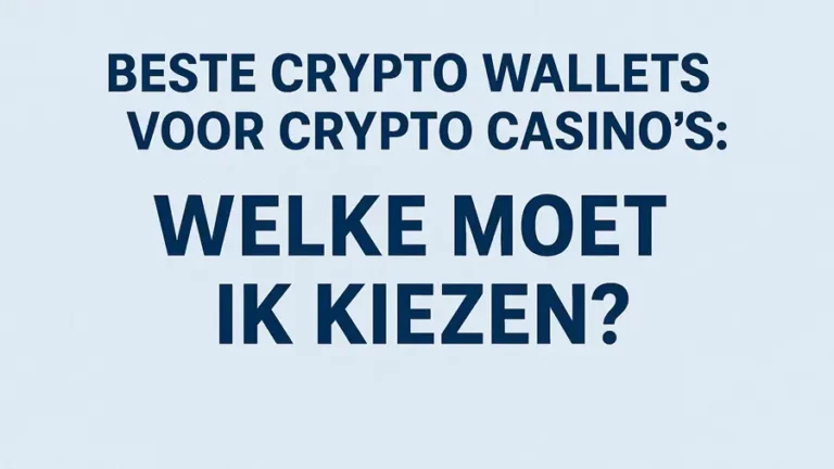 welke crypto wallet moet ik kiezen