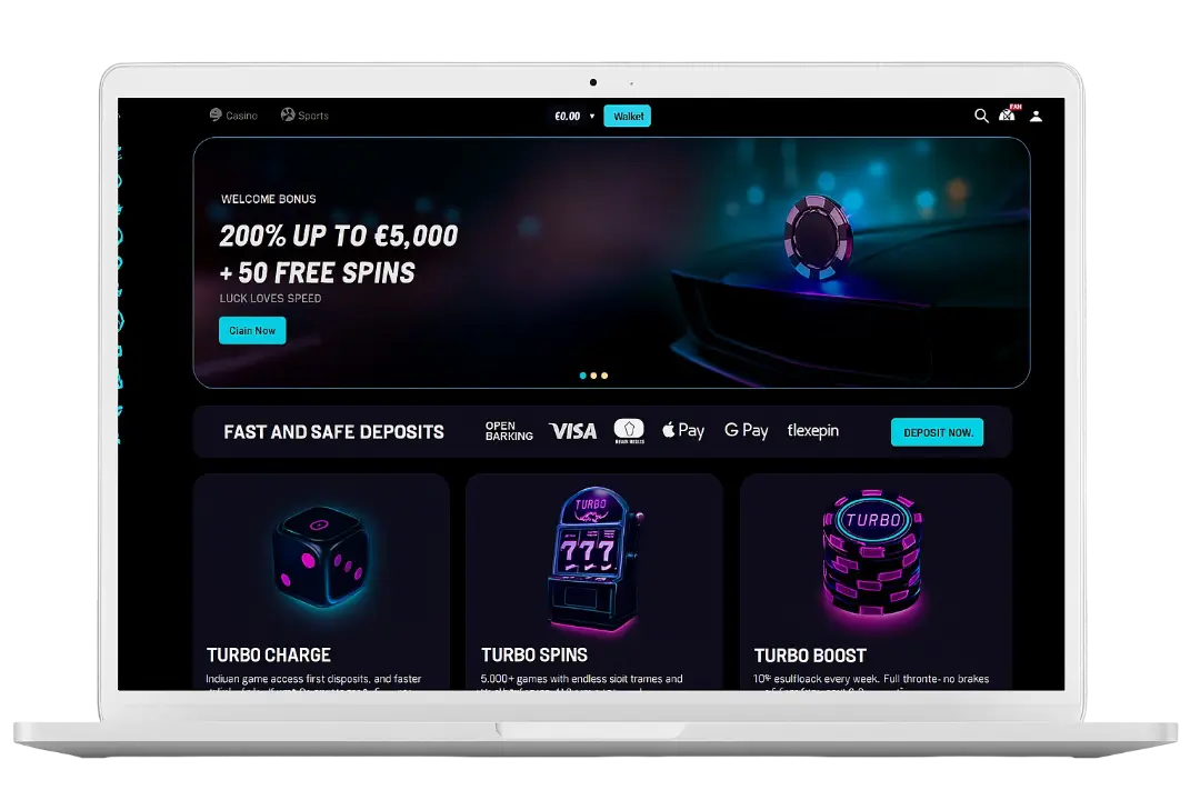 Turbo Wins Casino mockup