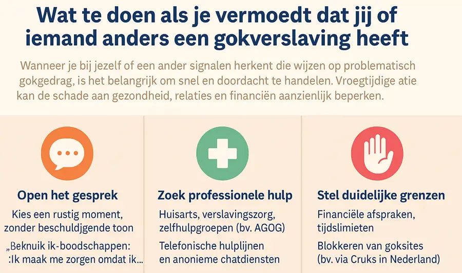 wat te doen bij gokproblemen