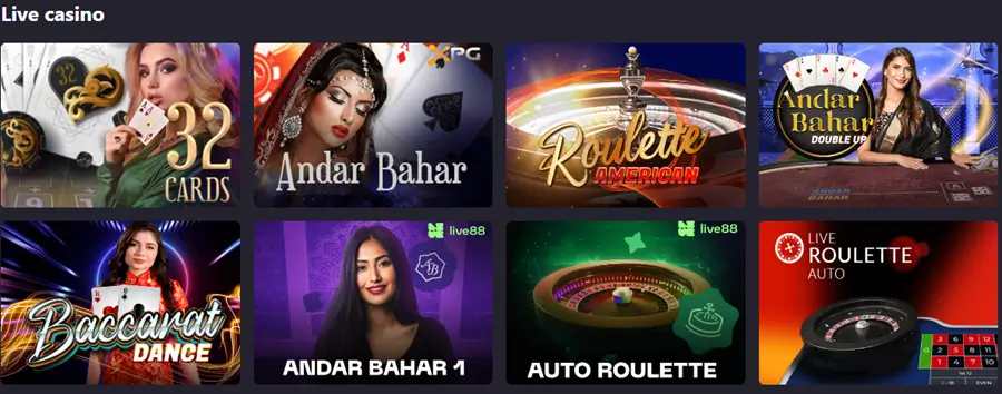 hotloot live casino screenshot