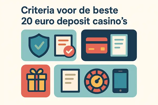 criteria voor 20 deposit casinos