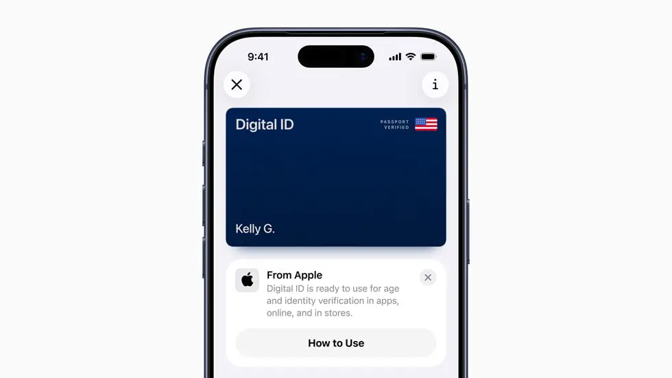 Apple Digital ID in Wallet hero